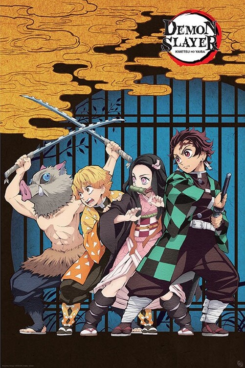 Плакат Demon Slayer - Group