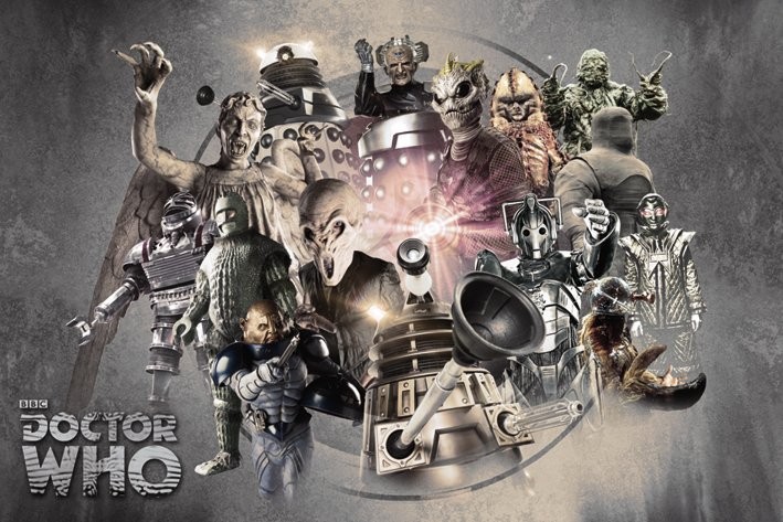 Плакат DOCTOR WHO - enemies