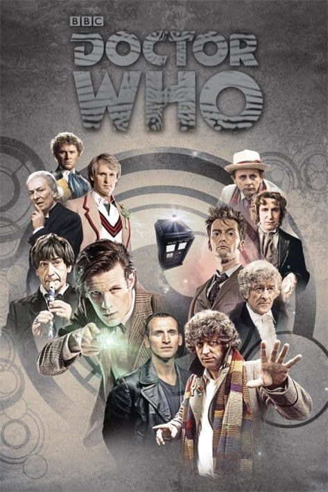 Плакат DOCTOR WHO - doctors through time