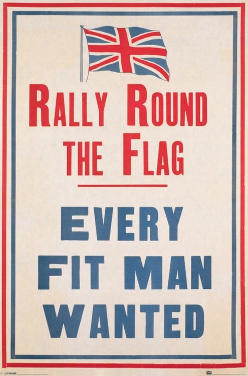 Плакат Rally round the flag