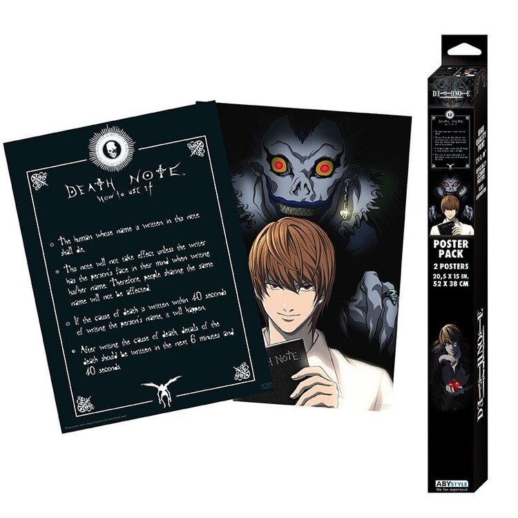 Conjunto de presente Death Note - Light and Death