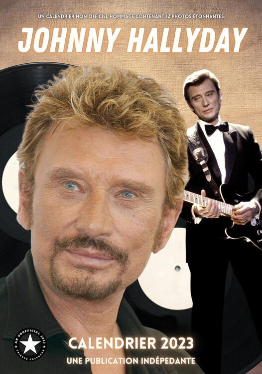 Calendar 2027 Johnny Hallyday