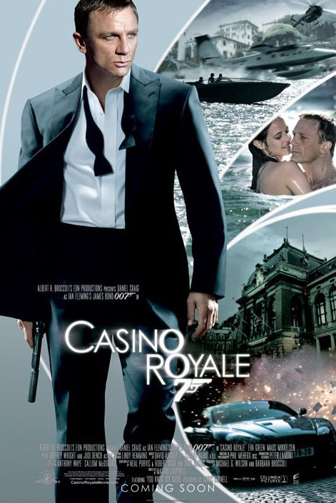 Плакат JAMES BOND 007 - casino royale iris one sheet