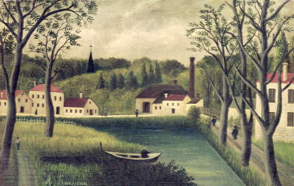 Плакат Landscape with a Fisherman, after 1886