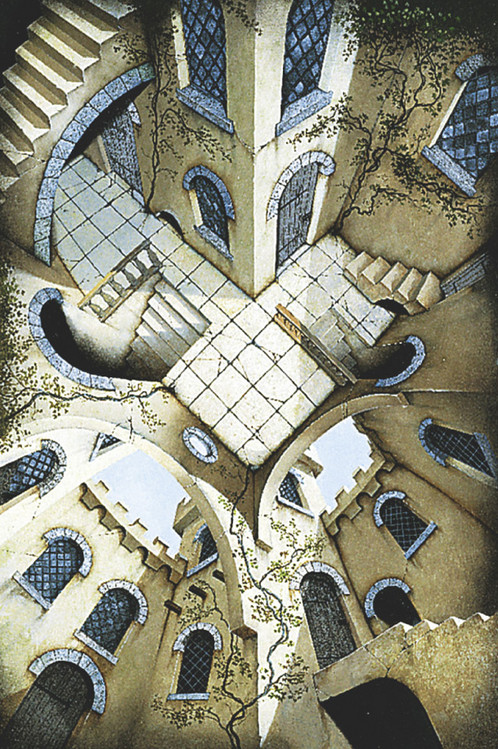 Poster The courty ard