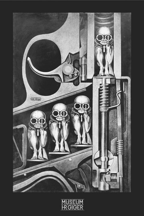 Poster Hr Giger - birthmachine