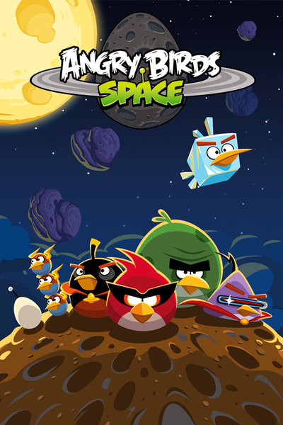 Плакат Angry birds - space s.o.s.