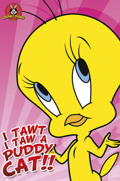 Плакат LOONEY TUNES - tweeety pie