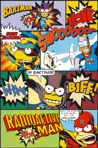 Poster SIMPSONS - comic