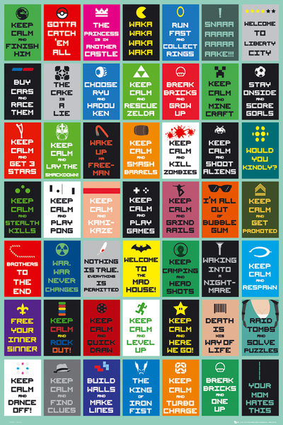 Poster Keep calm - Gaming