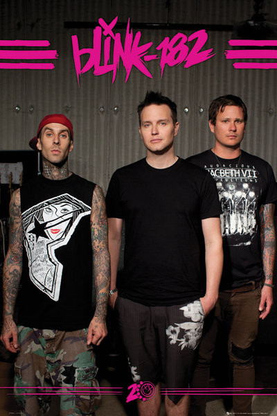 Плакат Blink 182 - euro tour