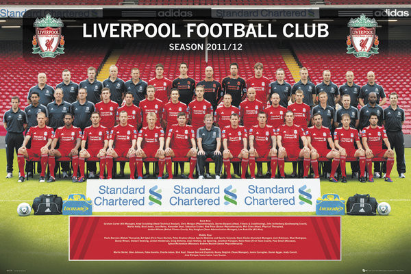 Плакат Liverpool - Team photo 11/12