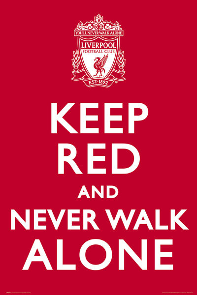 Плакат Liverpool - keep red