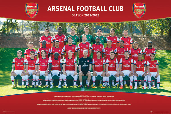 Плакат Arsenal - Team photo 12/13