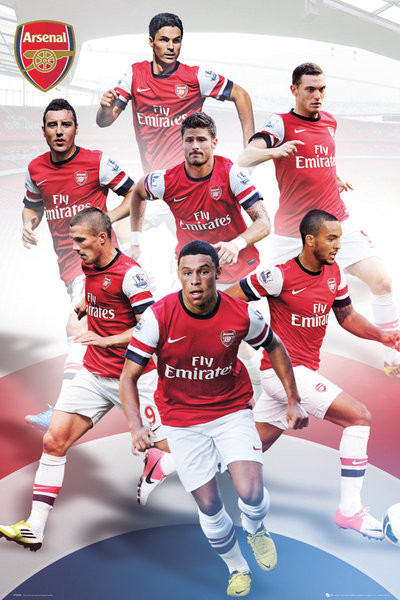 Плакат Arsenal - players 12/13