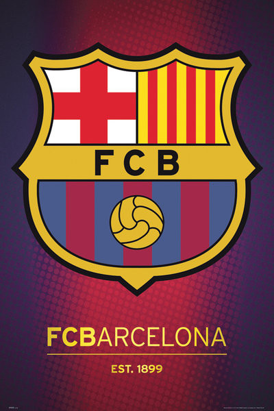 Плакат Barcelona - club crest 2013