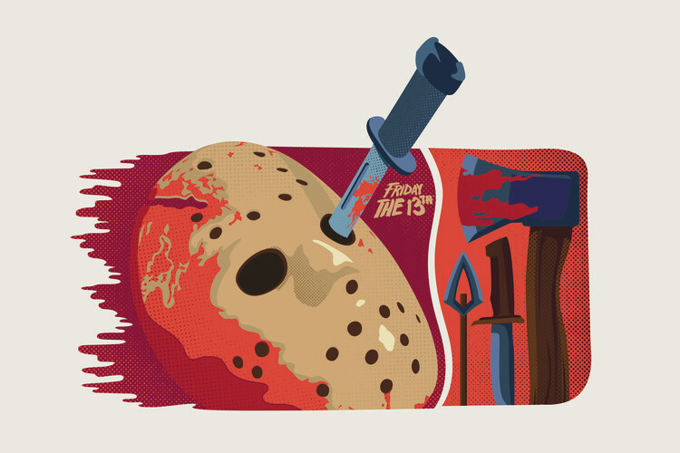 Принти на полотні Friday The 13th
