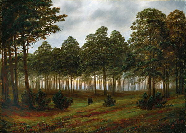 Плакат Evening, 1820-26