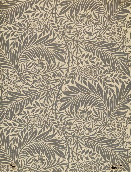 Плакат Larkspur, wallpaper design, 1872