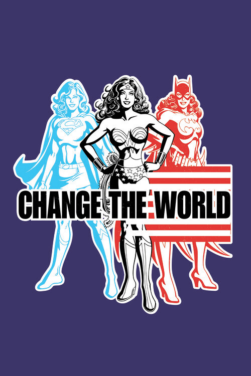 Poster DC Comics - Change the World