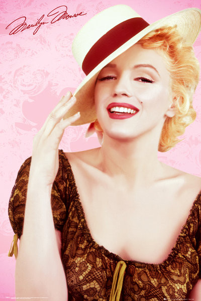 Poster MARILYN MONROE - hat