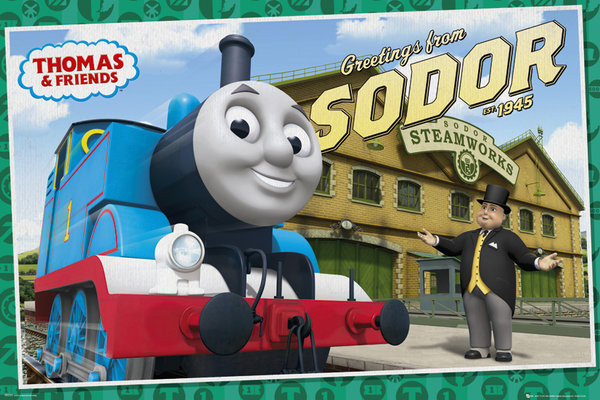 Плакат THOMAS AND FRIENDS - postcard