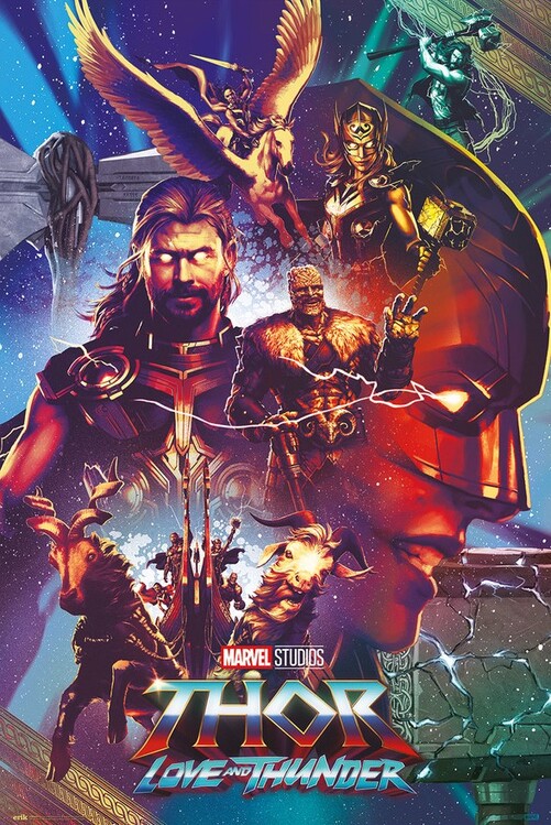 Плакат Thor - Love and Thunder