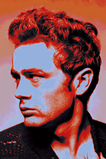Poster JAMES DEAN - popart
