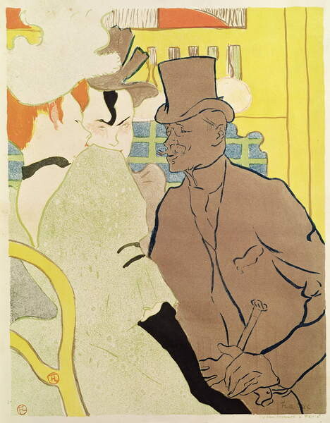 Плакат L'Anglais au Moulin Rouge