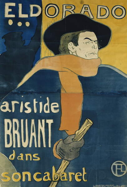 Плакат Eldorado, Aristide Bruant, 1892