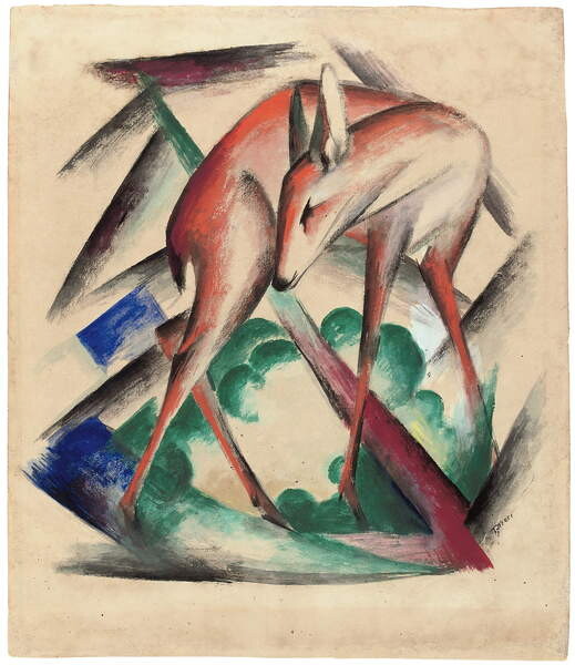 Плакат Deer, 1912