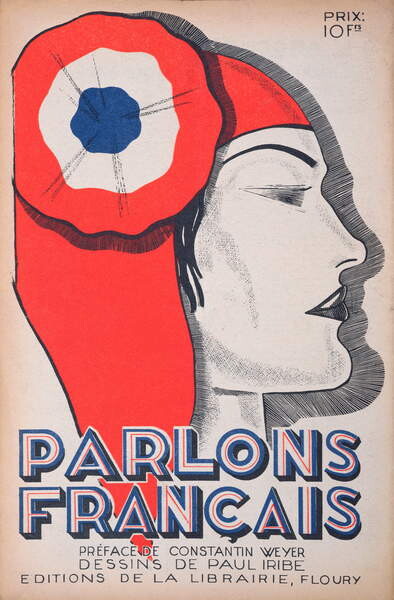 Наклейка The Witness, caricature of Marianne, from 'Parlons Francais', 1st July 1934