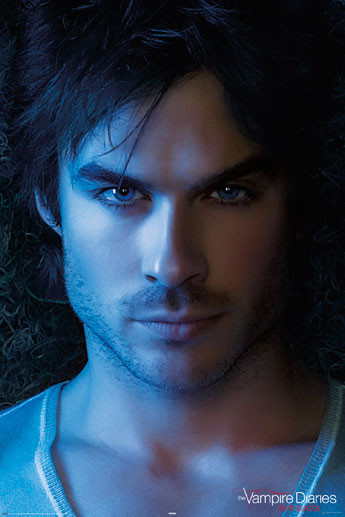 Poster VAMPIRE DIARIES - damon face