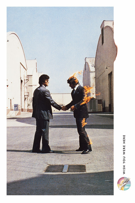 Плакат Pink Floyd - wish you were here