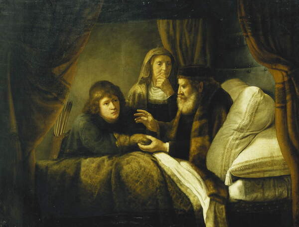 Наклейка Issac Blessing Jacob