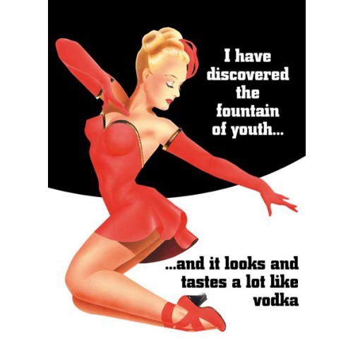 Μεταλλική πινακίδα FOUNTAIN OF YOUTH