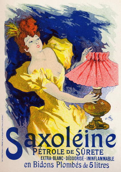 Плакат Saxoleine, oil for lamp