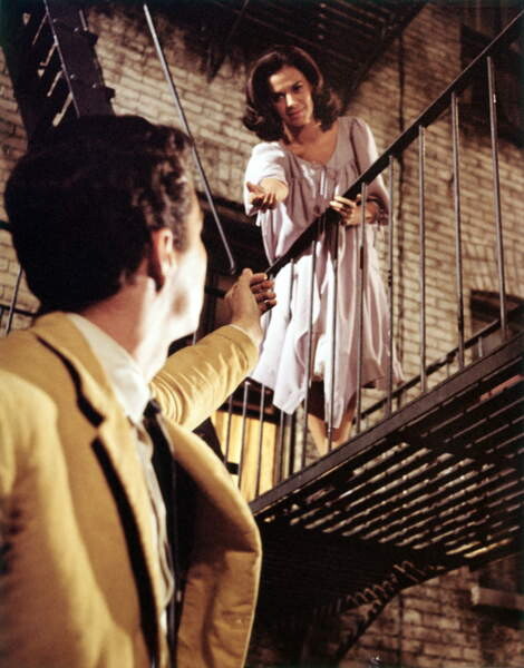 Принти на полотні Richard Beymer And Natalie Wood, West Side Story 1961
