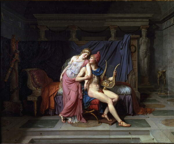 Плакат The loves of Paris and Helen