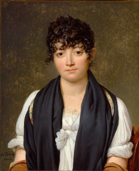 Принти на полотні Portrait of Suzanne Le Peletier de Saint-Fargeau