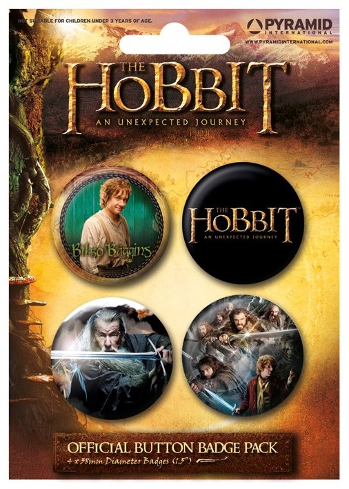 Set bedževa HOBBIT