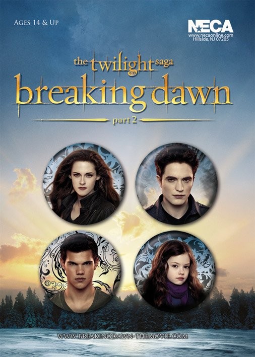 Set bedževa TWILIGHT BREAKING DAWN 2