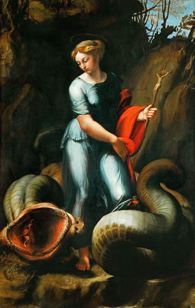 Плакат Saint Margaret, c.1518