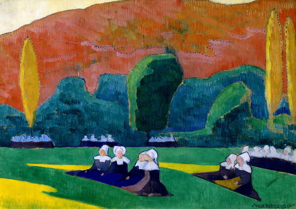 Плакат Breton Women Attending a Pardon, 1892