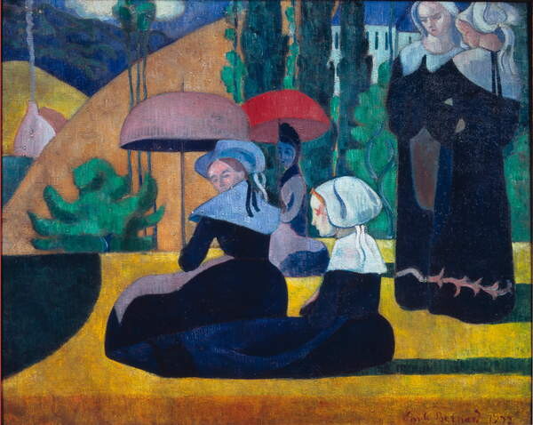 Плакат Breton Women in the Shade, 1892