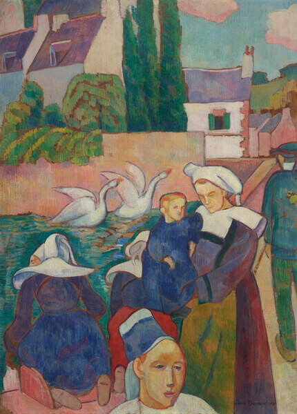 Плакат Bridge at Pont-Aven, 1891