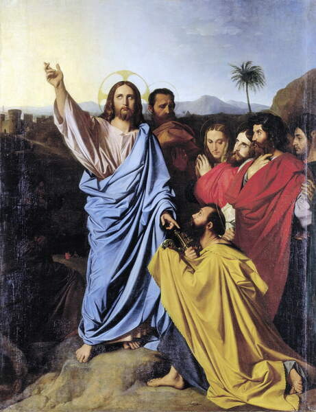 Плакат Delivery of the Keys to St Peter