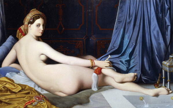 Наклейка The Grande Odalisque