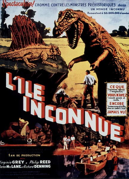 Плакат Inconnu Island de JackBernhard, 1948