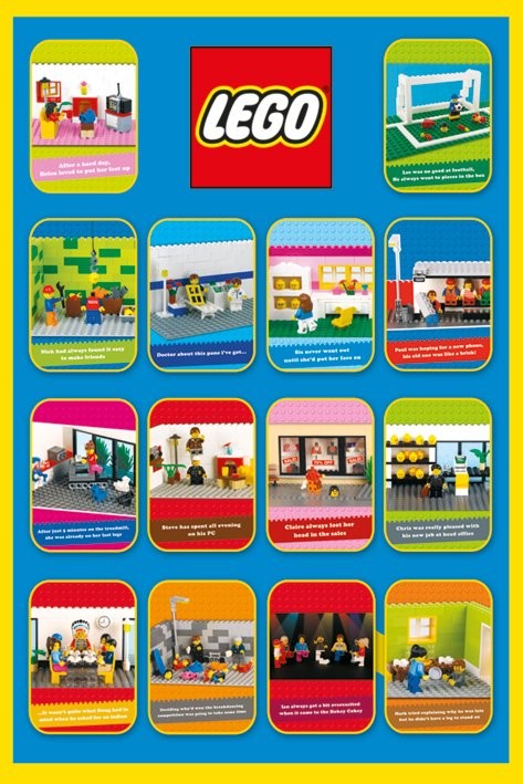 Плакат Lego - spoof